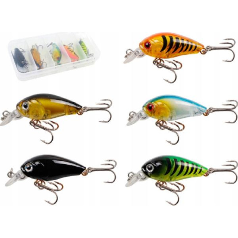 ag103 wobbler set wobbler 45mm 5pcs box