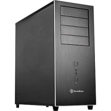 SilverStone SST-TJ04B-E - Temjin Midi Tower SSI-CEB ATX Computer Storage Case, black