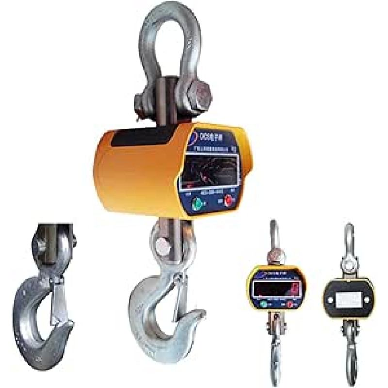 Kranwaage, Elektronische Kranwaage 5T Hakenwaage OCS Direct View Kranwaage Hartguss-Aluminiumgehäuse