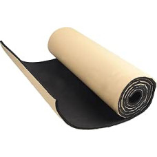 Geräuschdichte Motorhaubenisolierung, dämpfende Schaumstoffplatte, 200 x 50 cm, 8 mm dick, für Schall- und Wärmedämmung, schwer entflammbar, Wasser
