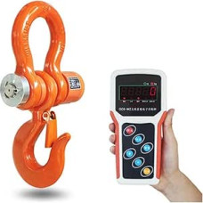 10T kabellose elektronische digitale Kranwaage, robuste industrielle Hängewaage mit Handmessgerät Für Anfänger und Heimwerker