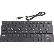 Yosoo Health Gear Keyboard, Plug and Play Ultra Thin Quiet 78 Keys Arabic Keyboard Black for Laptop Desktop Ergonomic Design Office and Home, Ideal Office Workers Students