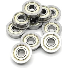 MF148ZZ flanšiniai guoliai 8 x 14 x 4 mm ABEC-7 3D guolių dalys Pakuotė po 10 vnt.