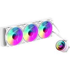 GAMEMAX ICEBURG 360 Infinity WH skystasis CPU aušintuvas 360 mm adresuojami RGB PWM siurblio ventiliatoriai 300 W TDP AIO vandens aušintuvas 