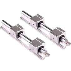 Profesionalus 2-teilige/Set-Linearschiene SBR10 300/500/600/1000 mm blockgestützte Gleitwellenstangenführung mit 4-teiligen SBR10UU-Lagerblöcken for CNC(1000mm)