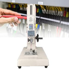Manuelle Digitale Zugprüfmaschine mit Zugkraftmessgerät, Zugkraftprüfgerät mit HPH-Technologie, Hub 0-180 mm, 5 Klemmen für Laborzugversuche, Kapazität 20 N