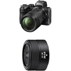 Nikon Z 5 rinkinys Z 24-200mm f/4.0-6.3 VR ir Nikkor Z 28mm f/2.8, juodas