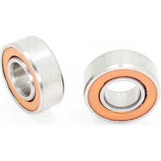 Lagerersatz 2 PCS S625 2RS Angelrollenlager 5 * 16 * 5 mm ABEC-7-Edelstahl Hybrid Keramik Luftlager S625RS S625 2OS CB