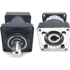 130 mm servo variklio planetinė pavara Nema52 žingsninio variklio greičio reduktorius nuo 3 iki 1/5 iki 1/15 iki 1 19 mm/22 mm įvesties žemyn pavara 1St (santykis nuo 6 iki 1.22 įvesties 22 išvesties)