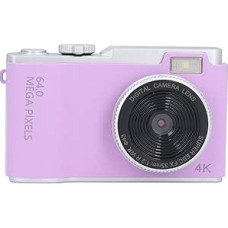Dpofirs 48MP skaitmeninis fotoaparatas, 16x priartinimas, apsauga nuo drebėjimo, 1080P 2,4 colių IPS ekranas, kompaktiškas kišeninis fotoaparatas, nedidelis skaitmeninis fotoaparatas, skirtas filmavimui, kelionėms, paaugliams, vaikams (violetinės spalvos)