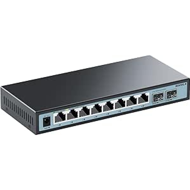 SODOLA 10 prievadų 2,5G Smart Web Ethernet komutatorius