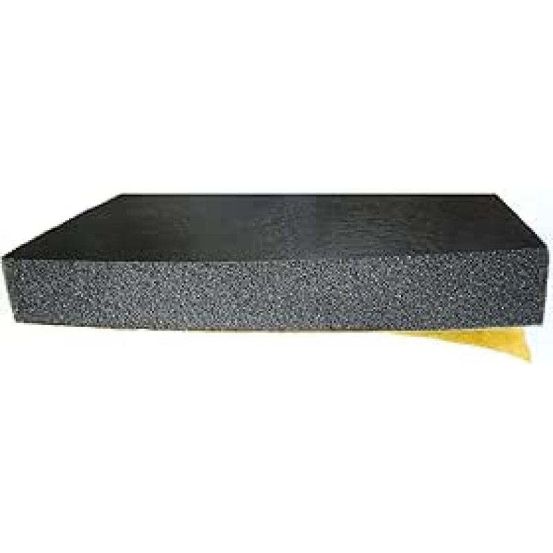 99 x 200 x 2,5 cm dicker, selbstklebender, feuerfester Hochleistungs-Schalldämm- und Wärmedämmungsschaum