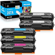 LeciRoba 207A (su lustu), skirtas HP W2210X W2211X W2212X W2213X W2210A W2211A W2212A W2213A 207X 207X 207A toneris, skirtas HP Color Laserjet Pro MFP-M283fdw MFP-M283fdn MFP-MP-MP-MP-MP-M283fdn MFP-MP-MP-MP-MP-MP-MP-M 282nw