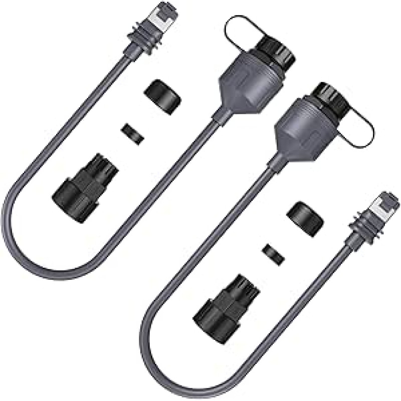 XLTTYWL Starlink Ethernet adapteris Gen 3/Mini, vandeniui atspari prailginimo remonto jungtis, skirta Starlink Gen3 standartiniam SPX į RJ45, suderinama su Starlink V3/Mini Dishy (2 pakuotės)