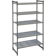 Cambro Composite storage rack 4 ventilated shelves Camshelving Basics Plus 915 x 460 x 1830 mm