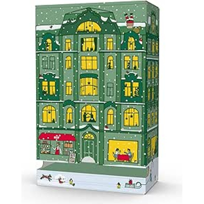 RUF Glücklichmacher advento kalendorius su 24 siurprizais mažoms malonumo akimirkoms iš puodelio, puikiai tinkantis Kalėdų sezonui