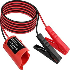 Kabelklemmen, 1,8m Kabelklemmen 8AWG 100A Sicherheits-Autostarter-Hilfskabel Werkzeugzubehör Geeignet für Pkw und Leichte Nutzfahrzeuge