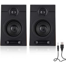 Diyeeni Computer Speakers 5 V / 1 A 3 Inch Large Speaker Lossless HiFi Music PC Subwoofer for TV, Computer, Tablet PC, Phone and Other Audio Devices