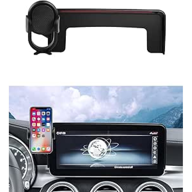 Autorder Perfect Fit for Car Phone Holder 2019-2022, Mercedes-Benz C-Class GLC/2021, 2022, V klasės priedai, telefono laikiklis, 10,3 colių ekranas, telefono laikiklis, laisvų rankų įranga