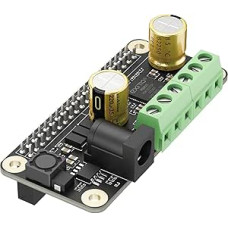 InnoMaker Audio Amplifier 2 x 80 W Peak Power Class D HiFi AMP Pro Mini Hat 192KHz/24bit MA12070P for Raspberry Pi 5/4/Zero 2W Supports Volumio, MoOde, Raspbian, LibreELEC