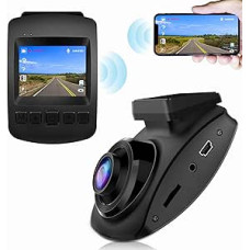 【2018 nauja versija 】CHORTAU Dash Cam WiFi Full HD 1080P, 2 colių ekranas 170° platus kampas, automobilio kamera su avariniu įrašymu, kilpos įrašymas, parkavimo monitorius, judesio aptikimas