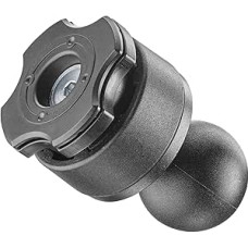 INTERPHONE - RAM adapteris B-größe (1 Zoll), suderinamas su Quiklox-Befestigungsunterstützung - QUIKLOX-Modularsystem - 360° verstellbar - Motorrad-Handyhalterung - Schnellverschluss-Befestigung