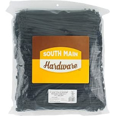 8 in 1000 Pack 75 lb Black Standard Nylon Cable Ties
