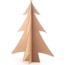 Kartoninė eglutė Kalėdų eglutė Kalėdų dekoracija 126 cm aukščio