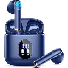 Drsaec Bluetooth Kopfhörer, 2026 Neu In Ear Kopfhörer Kabellos Bluetooth 5.4 Kabellose Kopfhörer mit 6D Tiefer Bass/4 ENC Mic, Noise Cancelling Ear Buds, 30Std, USB-C, IP7 Wasserdicht Sport Ohrhörer
