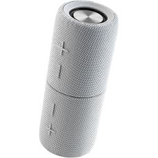 Intempo Aria Duo Speaker - Magnetic Portable Speakers, Bluetooth Version 5.0, 10 W Total Power, 2400 mAh Rechargeable Battery, Fabric Surface, Durable Silicone Handle, Grey