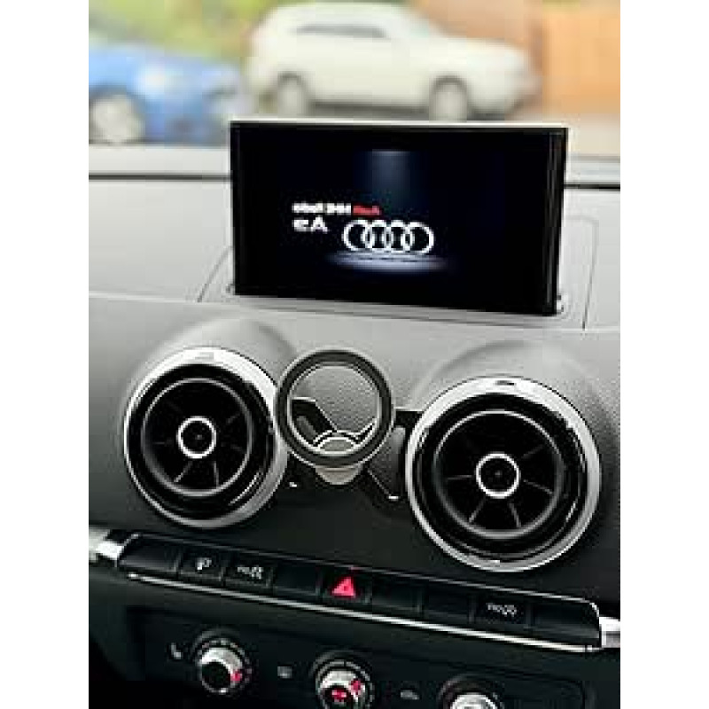 Suderinamas su Audi A3 Magnetinis mobiliojo telefono laikiklis, skirtas Audi A3 S3 8V 2014-2020 m. Oro išleidimo angos klipsų laikikliai Stovas GPS Magsafe navigacijos laikiklis Automobilių priedai