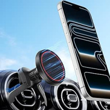 For MagSafe Car Mount for Mercedes Benz A/B/C/E/V/G Class & Audi A1/A3/A3 [Round Air Vent], Sturdy N54 Magnetic Phone Holder for iPhone 17, 16, 15, 14, 13, 12