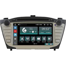 Automobilinis radijo imtuvas Hyundai IX35 su GPS, kamera, stiprintuvu ir dideliu skystųjų kristalų ekranu kaip standartinė įranga Android GPS Bluetooth WiFi USB DAB+ jutiklinis ekranas 7 colių 8Core Carplay Android automobilis