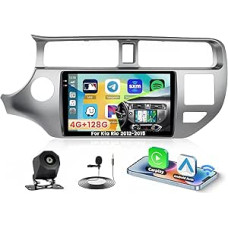 4+128G Android 15 automobilinis radijas KIA Picanto TA 2011-2016 su Carplay Android Car, 9 colių automobilinis radijas su jutikliniu ekranu su GPS Bluetooth EQ WiFi RDS FM SWC MIC atbulinės eigos kamera