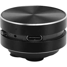 Zunate Bluetooth Bone Conduction Speaker, Portable Wireless Speaker with Suction Cup, Stereo Bass, Portable Small Wireless Speaker for Bathroom Outdoor (Black)