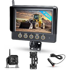 Wireless Reversing Camera with 7 Inch HD Waterproof Screen, Stable Wireless Signal, Waterproof IP68