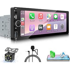 LEXXSON 6,86 colių 1 DIN automobilinis radijas su belaidžiu 