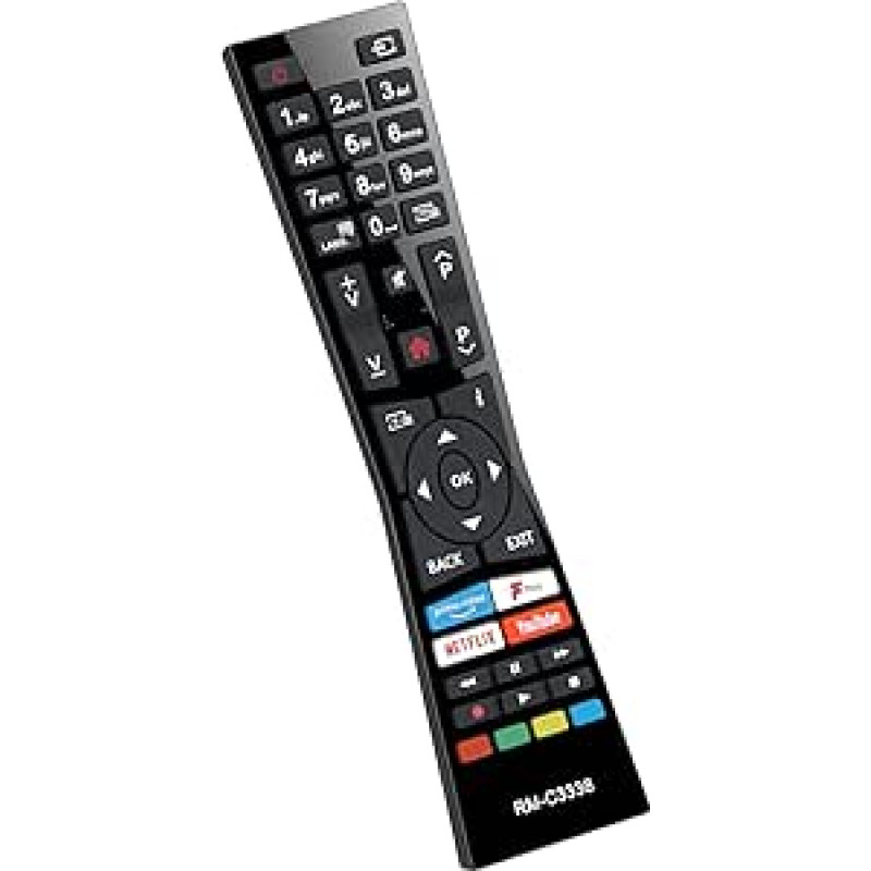 Universalus JVC Smart TV nuotolinio valdymo pulto ir JVC Smart 4K UHD Ultra HD HDR LED LCD televizorių su 