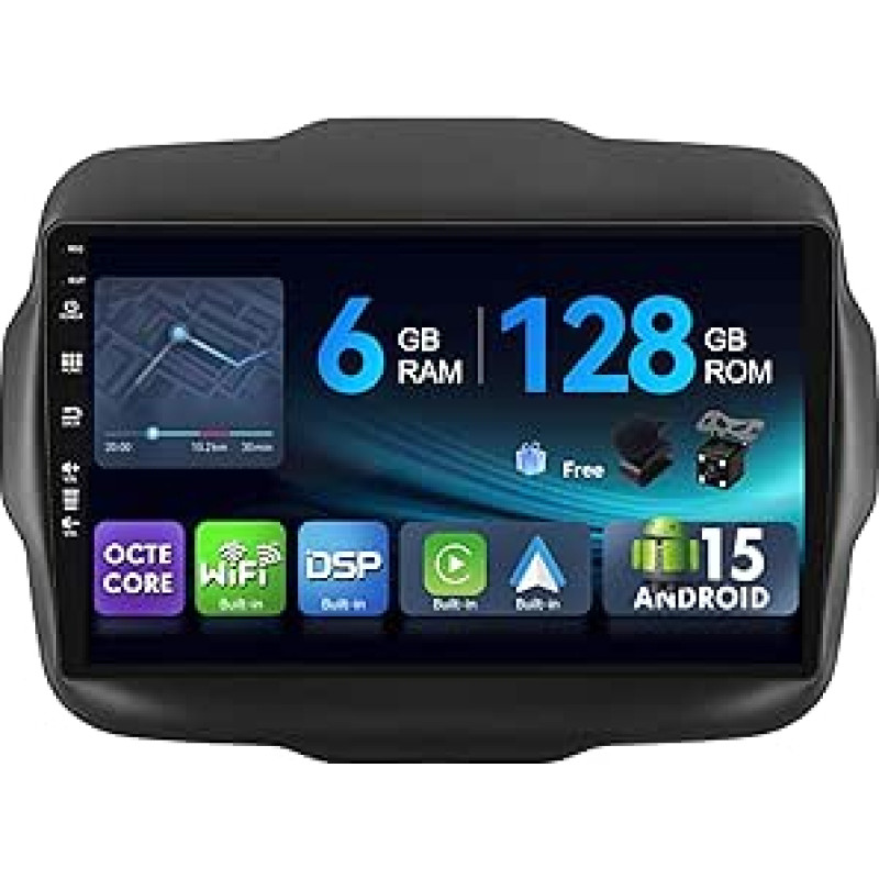 [6G + 128G, aštuonių branduolių] - MSD automobilinis radijas 