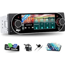 CAMECHO automobilinis radijas 1 DIN belaidis 