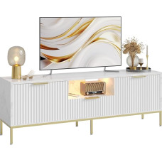 Bestier TV spintelė 55/60 colių televizoriui Šiuolaikinis pramogų centras su saugykla Žiniasklaidos konsolė 