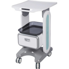 Medical Equipment Trolley with Large Work Surface, 50kg Load Capacity, Medical Serving Trolley for Laboratory, Dental Practice and Beauty Salon