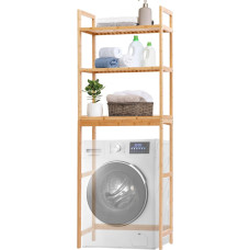 Skalbimo mašinų spintelė - Skalbimo mašinų lentyna - Tualeto lentyna - 66 x 26 x 170 cm - Skalbimo mašinų lentyna - Lentyna virš skalbimo mašinos - Skalbimo mašinų pertvarkymo spintelė