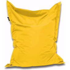 PATCH HOME Original Premium Premium Gaming Bean Bag sėdynės pagalvėlė, skirta naudoti patalpose ir lauke, su 3 dydžių ir 27 spalvų užpildais, 145 x 100 cm, geltona
