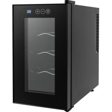55 W 220-240 V Electric Wine Refrigerator, 23 L, Freestanding Drinks Wine Cooler 8-18°C for 8 Bottles, Mini Drinks Refrigerator, Standing Fridge