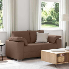 Maža sofa su mesti pagalvėlėmis Šiuolaikinės mini sofos Tufted maža sofa gyvenamajame kambaryje Miegamasis Biuras Butas Ruda 160 x 77 x 82 cm audinys