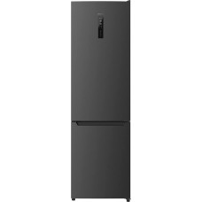 Cecotec Frigorífico Combi 2 Puertas Bolero CoolMarket Combi 322 Dark D. 322 L, Altura 185 ir 60 cm Ancho, mažos sąnaudos, variklis Inverter Plus, Sistema Multi Air Flow, Total No Frost