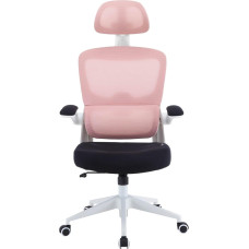 Woxter Ergo Pink Steel Axle Piston Lift Office Chair Breathable Ergonomic Armrests Height Adjustable