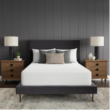 Sealy Luxury Mattress Topper Polyester Polypropylene Top 100% Cotton 300 Thread Count White Twin