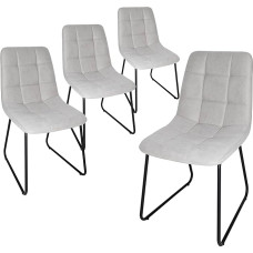 JIEXI Dining Room Chairs, Upholstered Chair, Dining Room Chair, Kitchen Chair, Dining Room Chair, Living Room Chair, Design, with Backrest Metal Legs